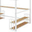Lit mezzanine en métal avec bureau-576086303