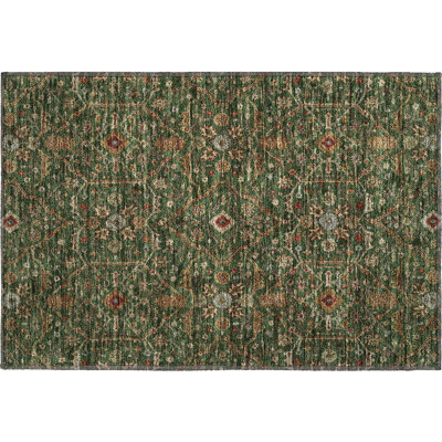 Premium Machine Washable Ducote AMF1130 Global Rug