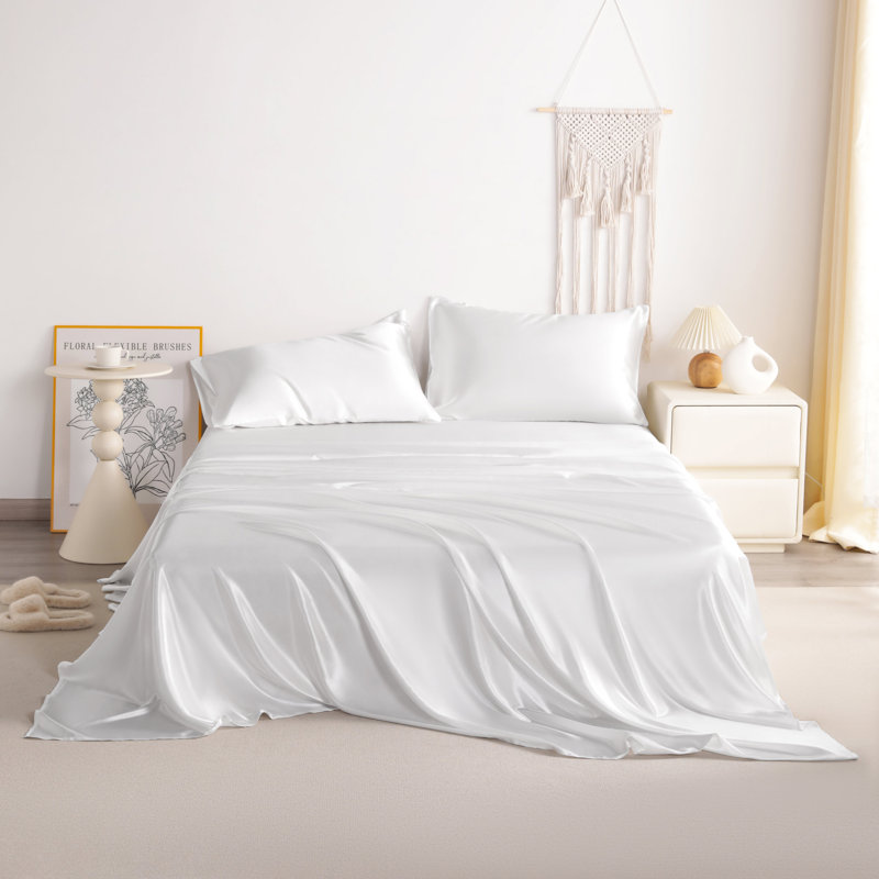 Ensemble de draps Lustrous, Twin XL Sheet Set with 1 Pillowcase, Brun