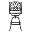 Tabouret pivotant en fonte d'aluminium
