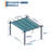 10x13FT Aluminum Pergola with Retractable Canopy-125963820-125963822