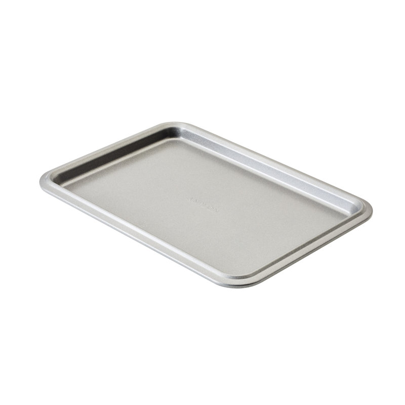 Anolon Advanced Bakeware Nonstick Toaster Oven Pan Set, 4 Piece, Gray
