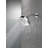 Universal Multi Function Rain Shower Head with H2Okinetic Technology-93656089