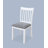 Kendall Rubberwood Dining Chairs with Cushioned Seats-111087595-111087592