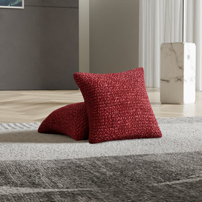 Housse extensible pour coussin décoratif - Facile à nettoyer et durable - Collection Comfort