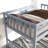 Rubber Wood Bunk Bed with Drawers, Ladder, and Guardrails-120240199-121293845