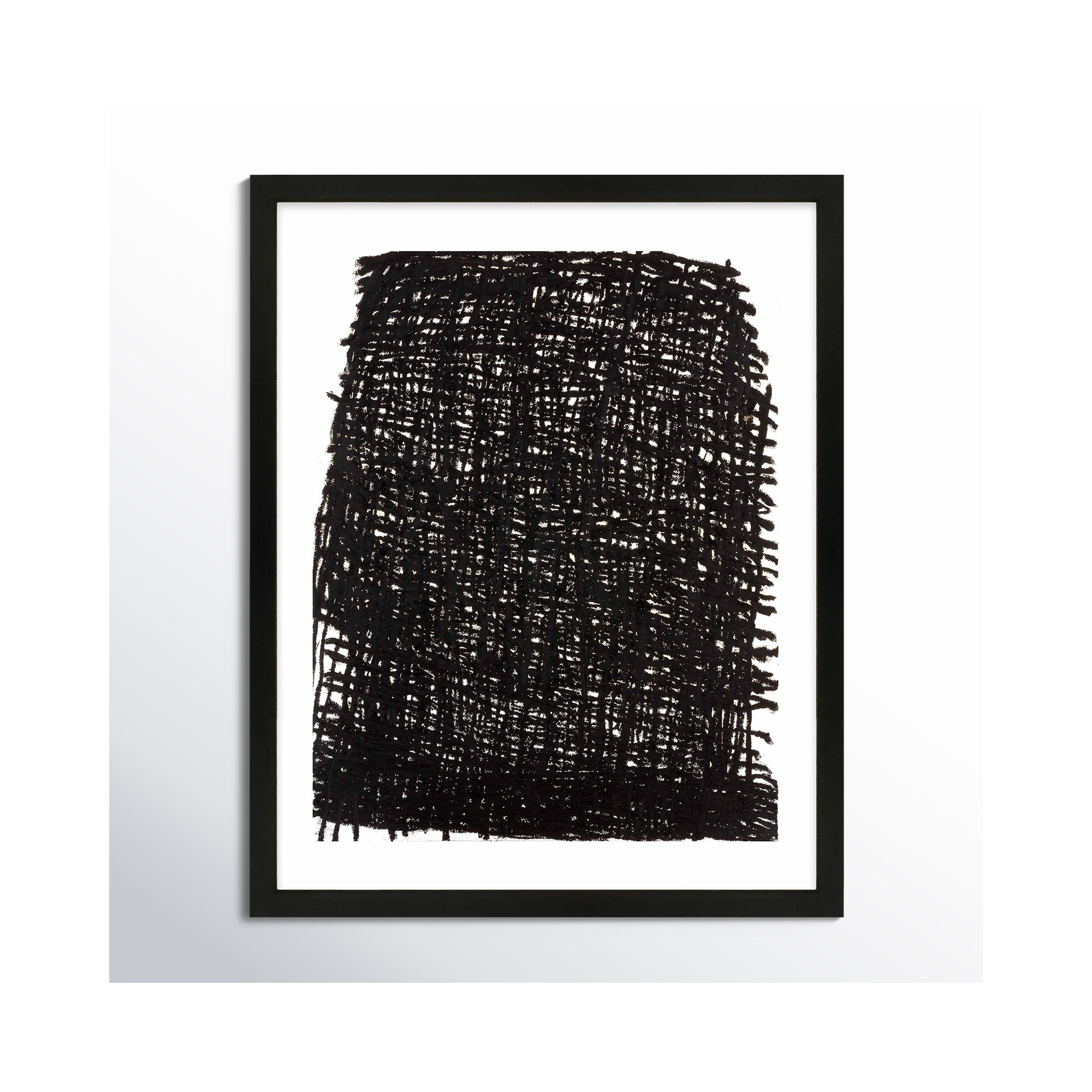 Dense Forest by Stephanie Dennis, 20" H x 16" W  x 1.25" D, Black