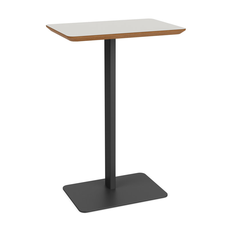 Plateau en stratifié à base d'acier Luxe, Gris anthracite, Folkstone Gray