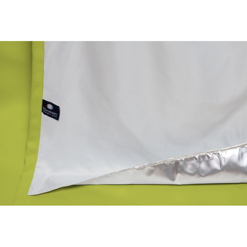 Rauseo Blackout Curtain Single Panel, Apple green