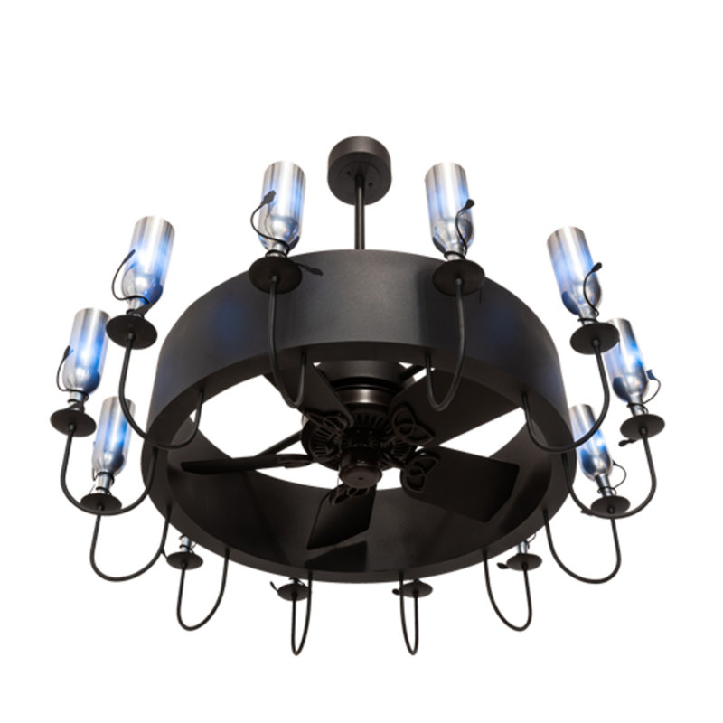 Tuscan Vineyard Downrod Ceiling Fan