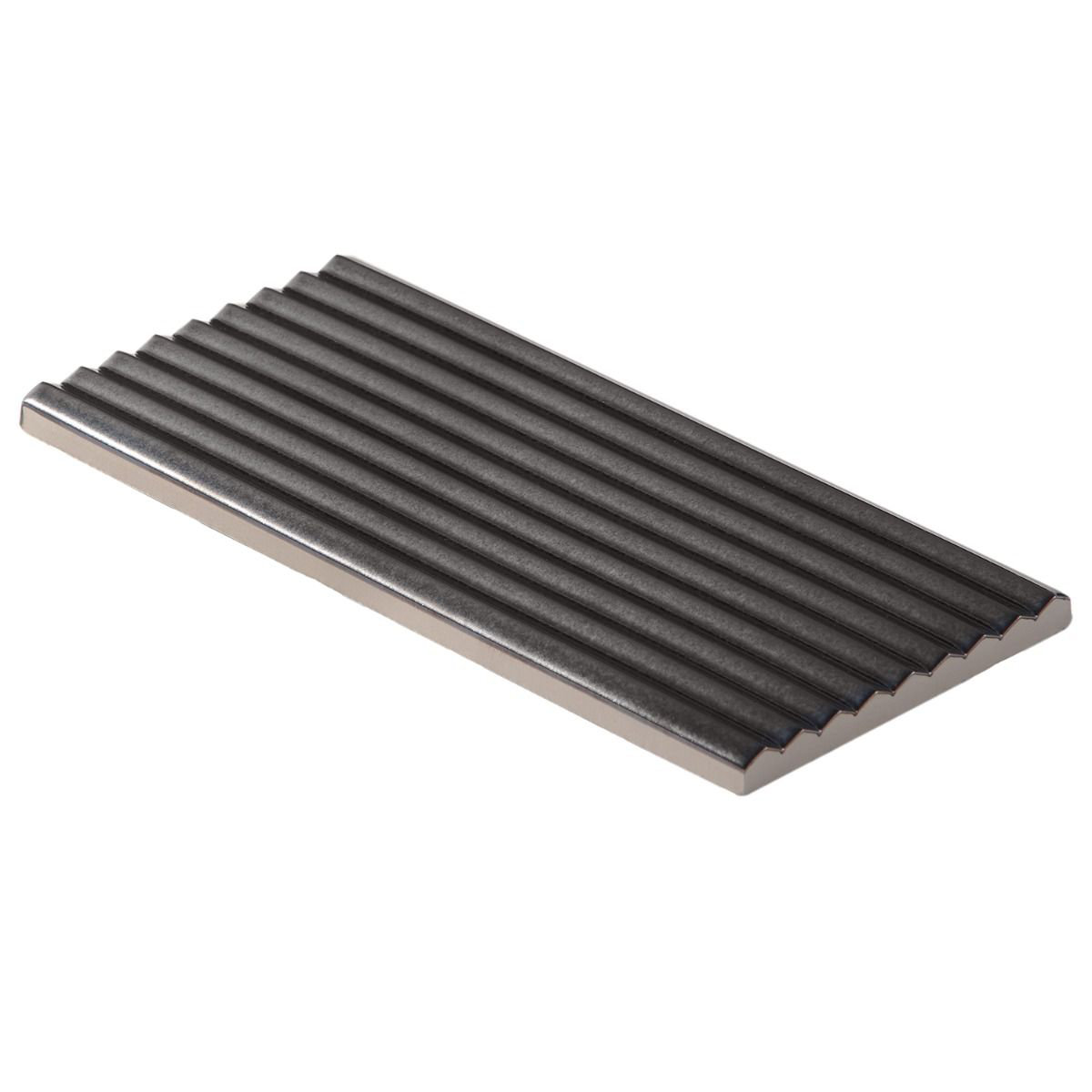 Ardor Linear 5" x 10" Porcelain Wall Tile, Black