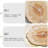Brown Tree Ring Shaped Crystal Ceramic Wall Clock