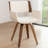 Hitney Faux Leather Swivel Dining Armchairs -1429654294