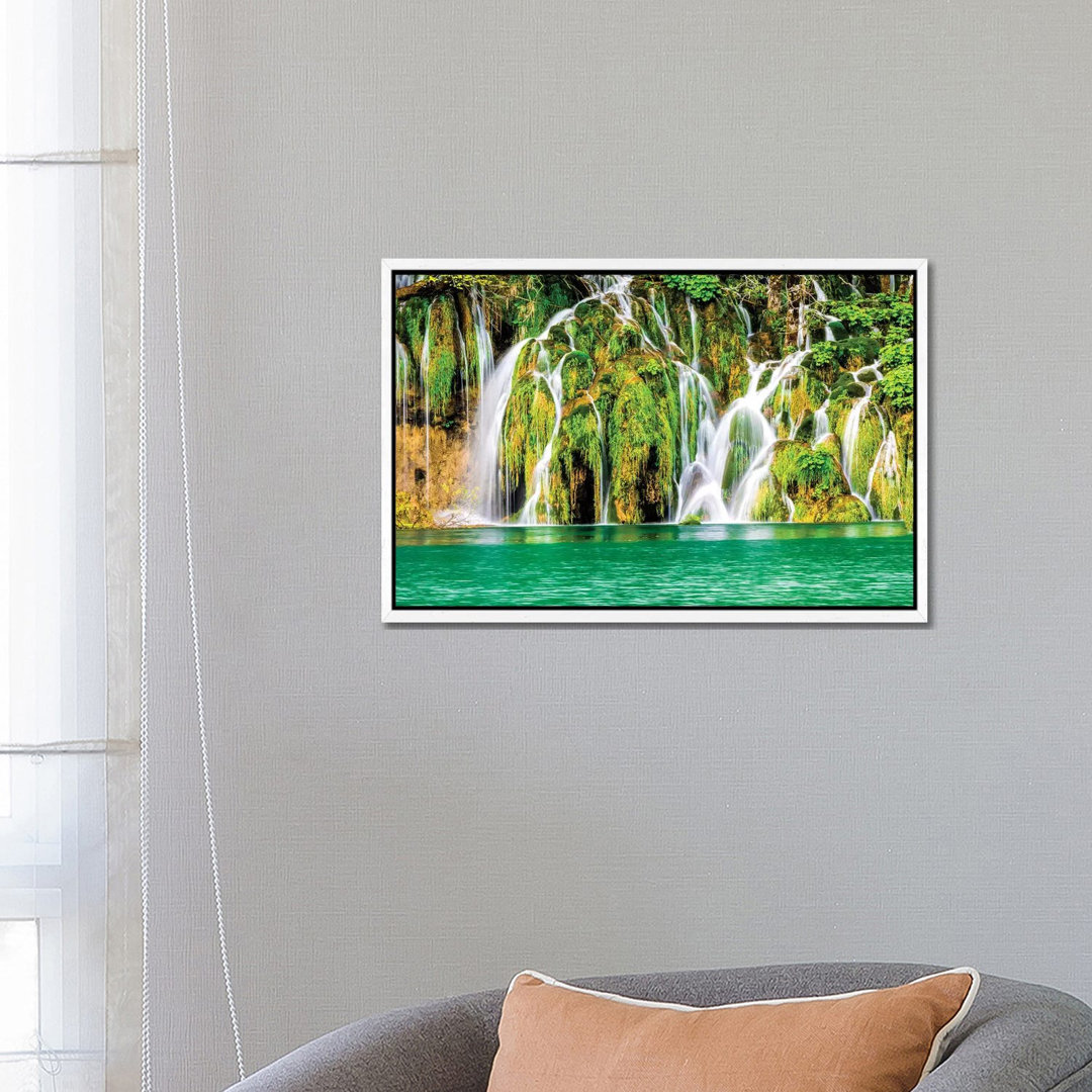 Waterfalls In The Parco Nazionale Dei Laghi Di Plitvice von Terry Eggers - Gallery-Wrapped Canvas Giclée on Canvas