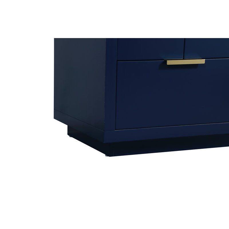 Ensemble de meuble-lavabo simple 24 po Broadlands, Bleu