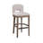 Upholstered Counter Stool with Solid Wood Frame-88284891