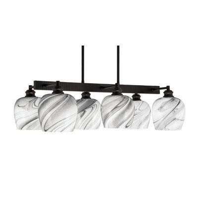 Edge 6 Light Bar With 6" Glass