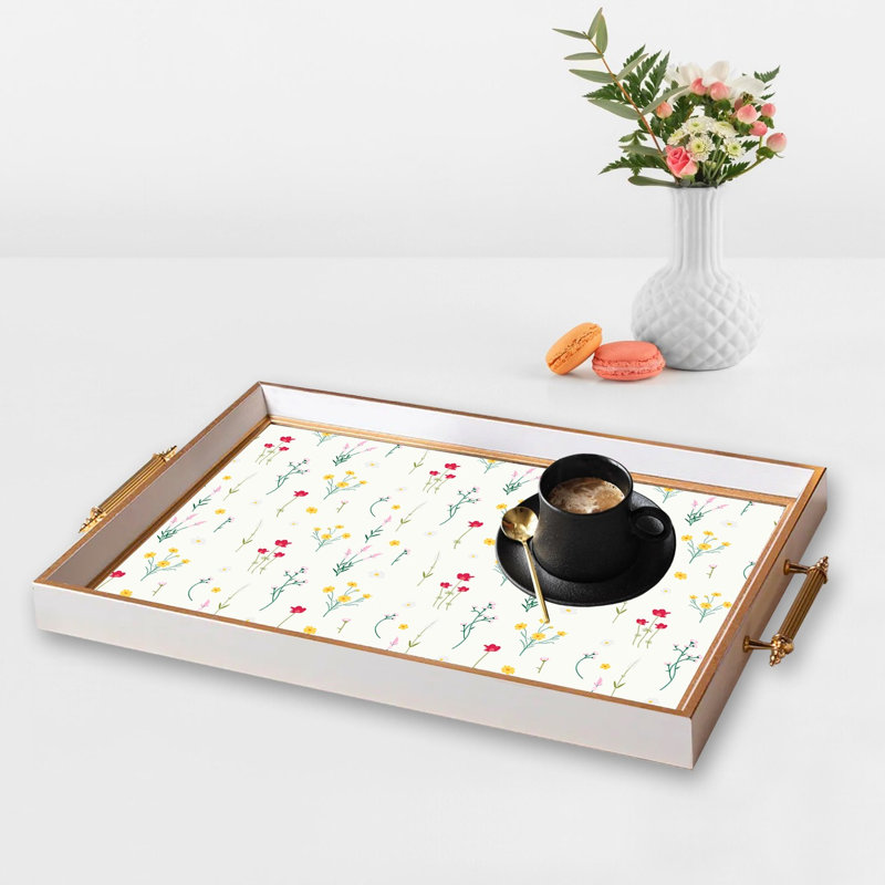 Élégant plateau en verre de 19,7 po x 11,4 po x 1,4 po | Fabrication 100% verre durable | Facile à nettoyer avec un chiffon humide | Idéal pour le service, la présentation décorative et l'organisation | Ajout élégant à la décoration intérieure