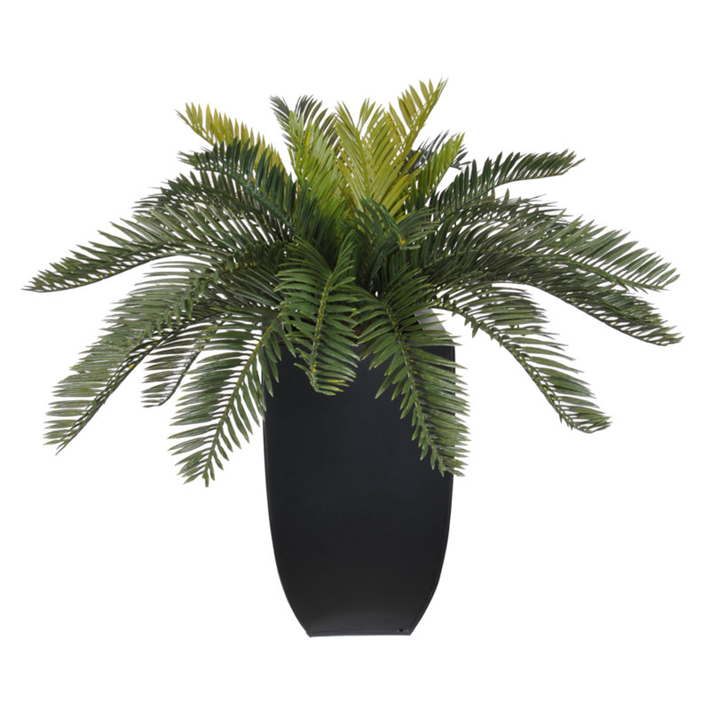 Plante de palmier artificielle 8,5" en pot