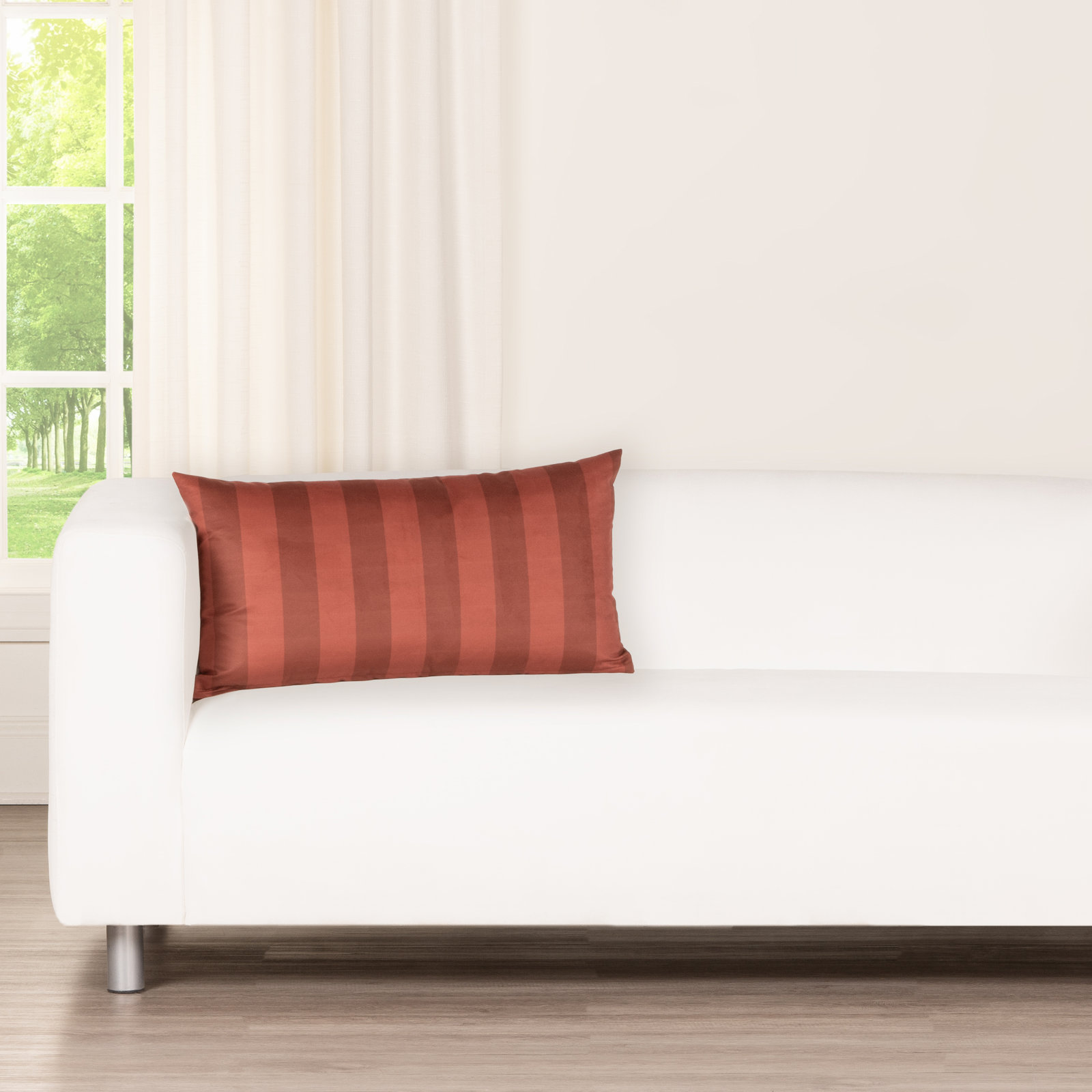 Throw Pillow, Polyfill, Red, 26" x 14"