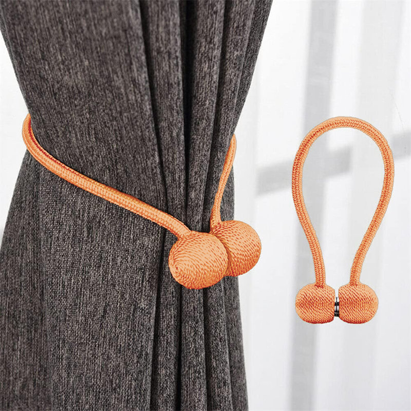 Ensemble de 2 embouts pour rideaux magnétiques 18,5 po, Brun pâle