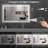 Kernie 40‘’x32‘’ Frameless LED 3 Color Lighting Bathroom / Vanity Mirror, Memory Function, Anti-fog