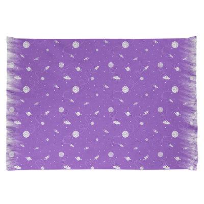 Tapis mauve à motif de l'espace Mcguigan