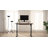 Solid Wood Desktop, Height Adjustable Electric Standing Desk With Monitor Stand, 55X23.6 Inches Whole-Piece Board Rectangle Stand Up Desk, Memory Controller And Pull-Out Drawer For Home & Office-117671195