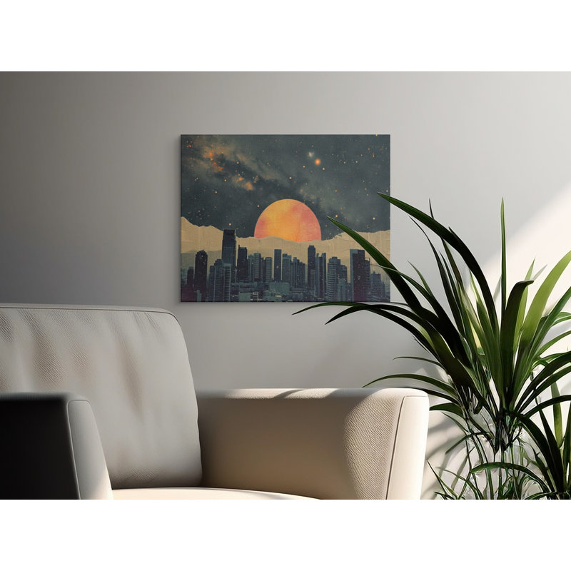 Poindexter Wrapped Canvas Print Set, 48x16