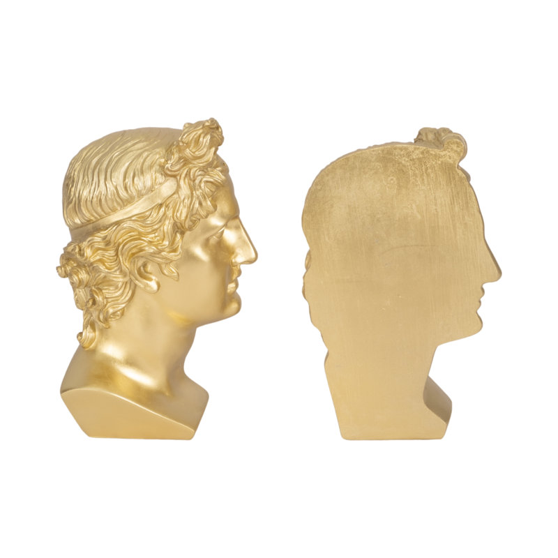 Serre-livres sculpturaux élégamment fabriqués, nœuds en résine décoratifs ornent votre bibliothèque ou votre bureau avec style