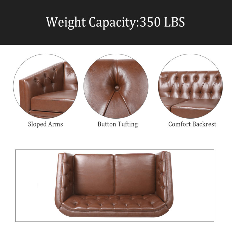 LOVESEAT, Marron clair