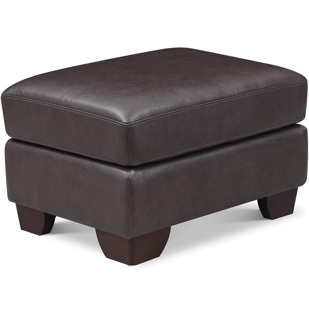 Tryston Top Grain Leather Ottoman