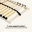 Slatted Bed Base Brown Solid Beech Wood-2116747852