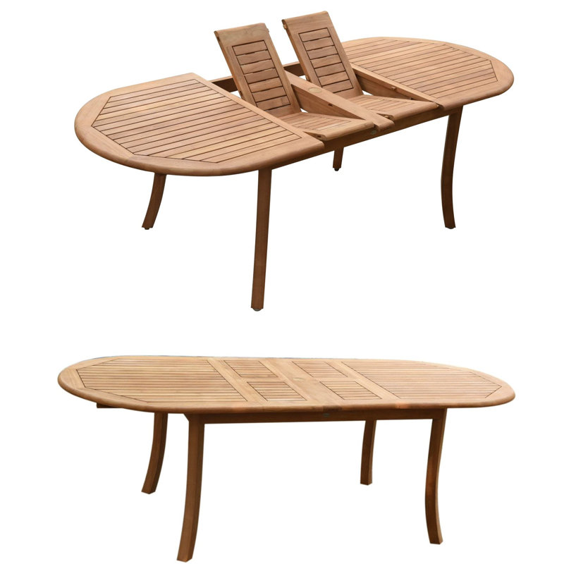 Osborne Outdoor 9 - Piece Teak Dining Set, 6