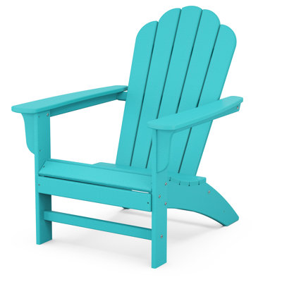 POLYWOOD Round Back Adirondack Chair