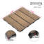 Paquet de tuiles de plancher en composite de bois et plastique 11 WPC-113414154