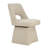 Modern Chenille Swivel Dining Chair, Open Back – 360° Rotating Design for Dining Room-784071238