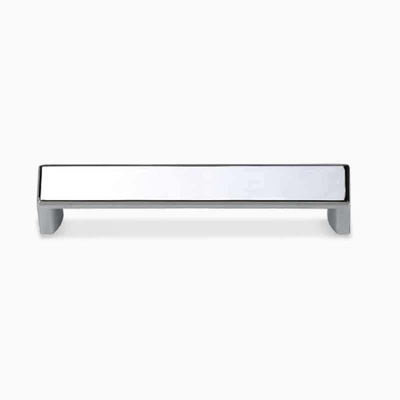 Poignée barre 1/5 po, Chrome poli