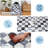5x7 Checkered Area Rug, Abstract Washable Soft Rugs for Living Room, Modern Geometric Non Slip Low Pile Carpet for Bedroom, Dining Room, Black-223283890