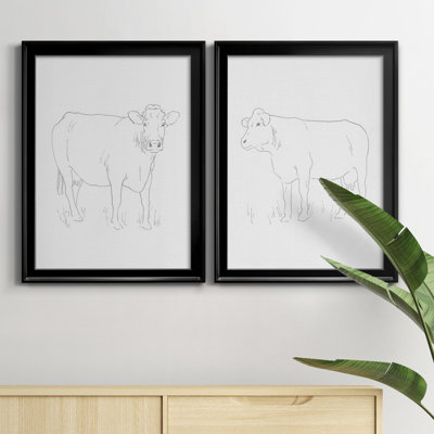 " Limousin Cattle III " 2 - Pieces
