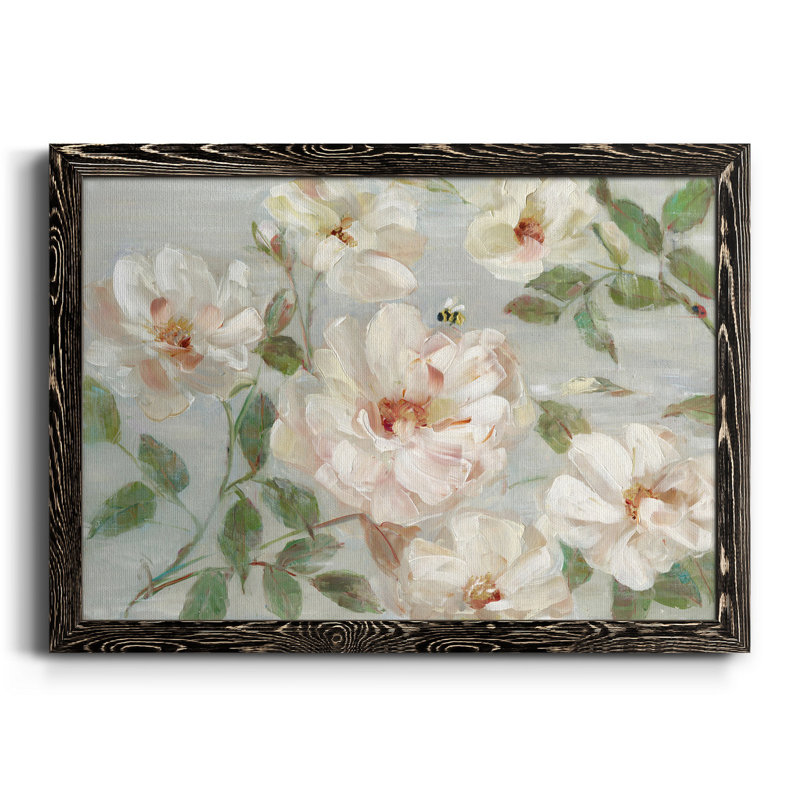 Summer Serenade - Toile encadrée de qualité supérieure - prête à être accrochée, H 37,5 po x l 27,5 po x P 1,5 po, Noir