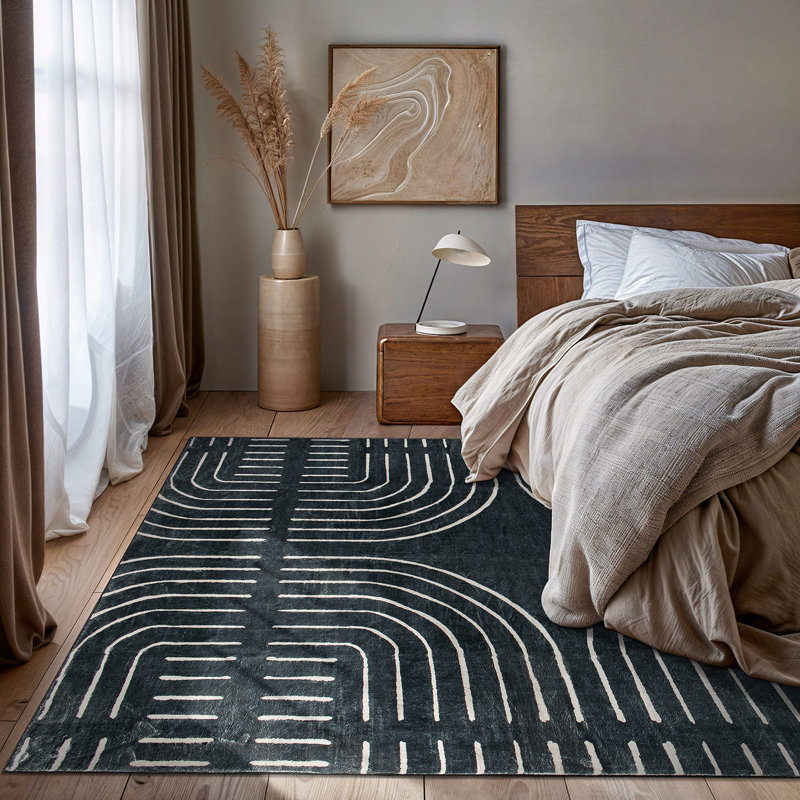 Tapis antidérapants Bohemian Lines, Rectangle 3 pi 3 po x 5 pi