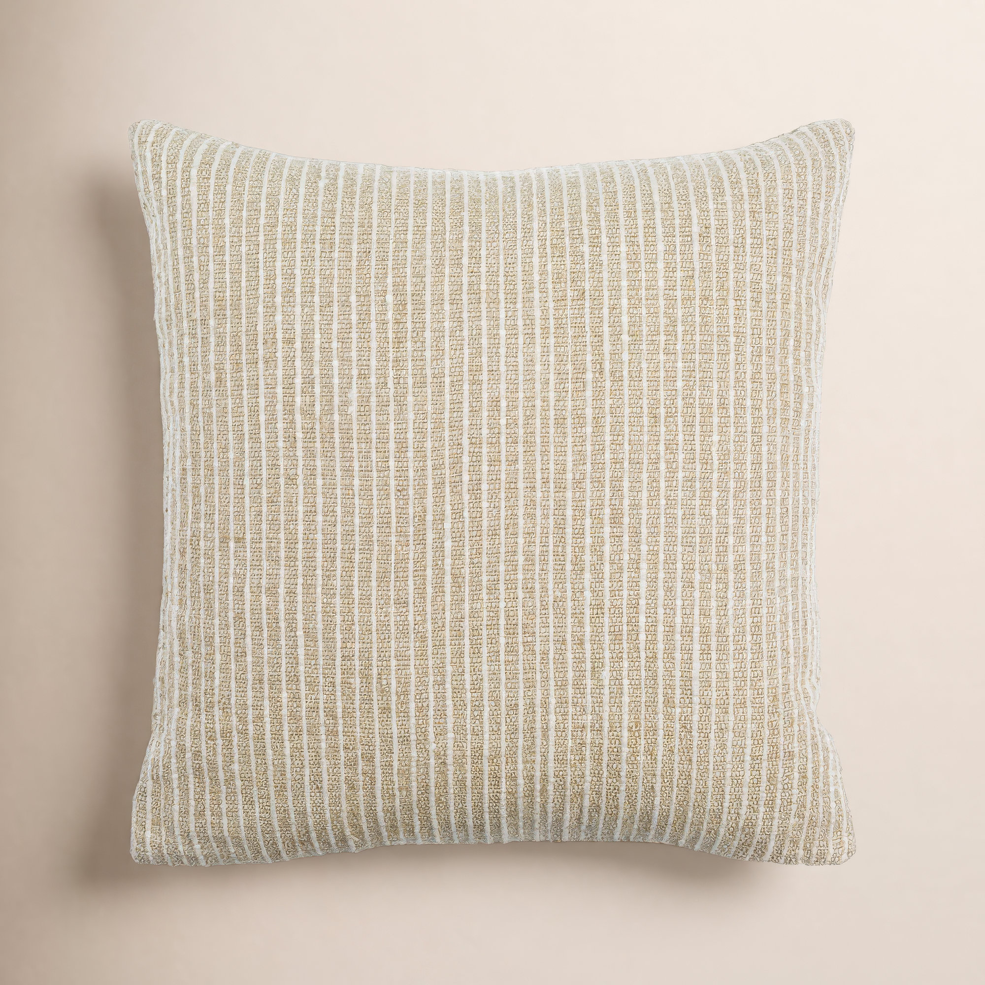 Ardin Sequined Throw Pillow, Polyester/Polyfill, Square, 20" x 20"