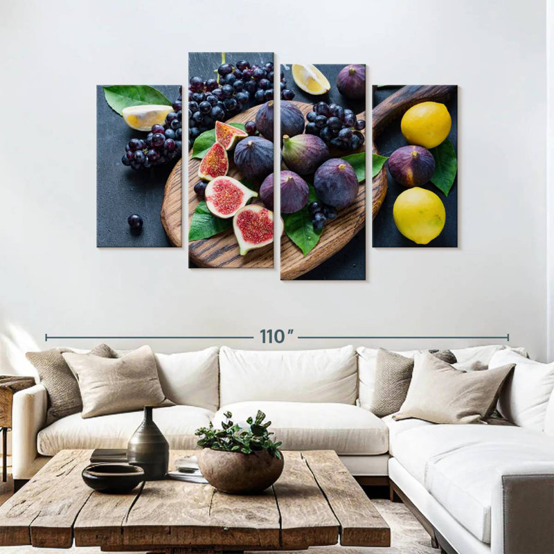 Fruits frais, H 54 po x l 84 po