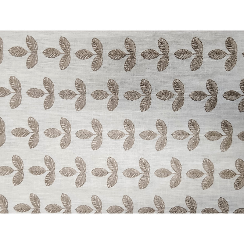 Coussin Birch Lane Trillium, Polyester, Vert floral