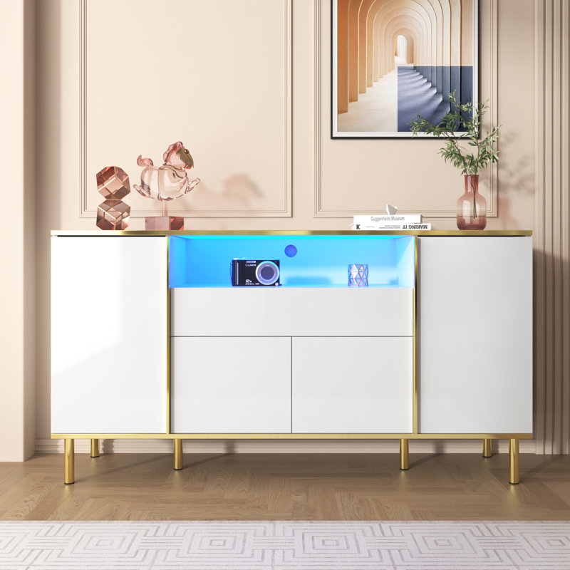 150cm Sideboard, White