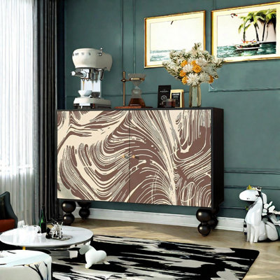 Solid Wood Accent Cabinet