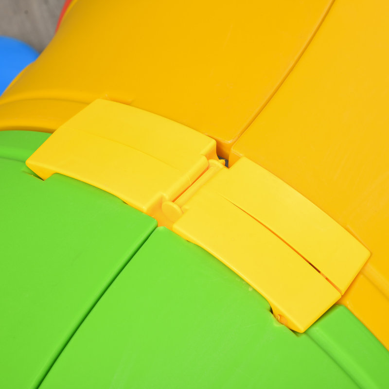 Kids Play Structure Caterpillar Design for Climbing and Crawling, Multicolor