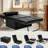 Latitude Run® 4 In 1 Multi-function Sofa Bed Convertible Sleeper Folding Ottoman Black
