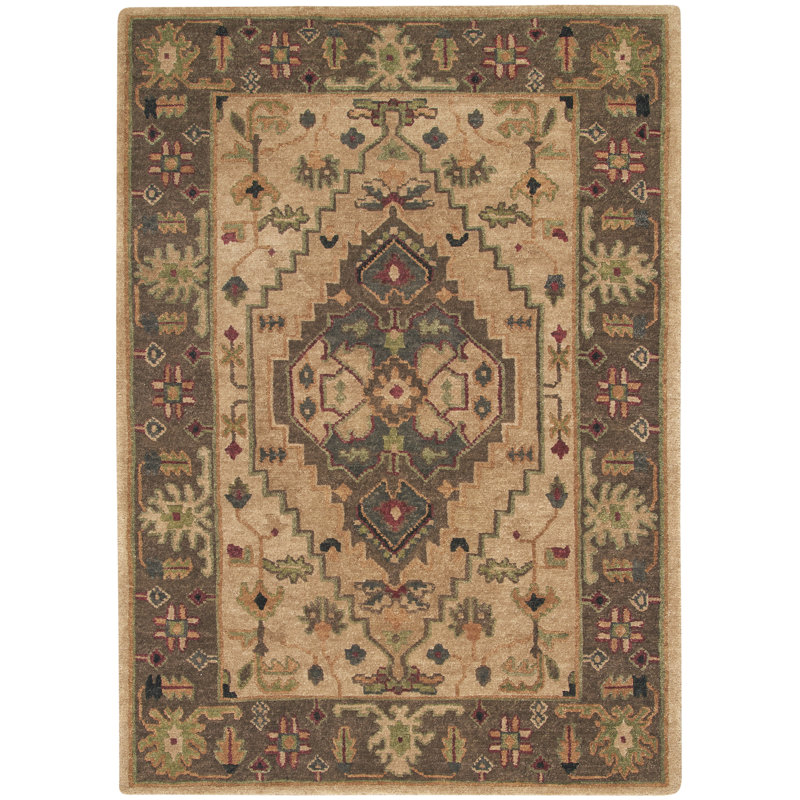Nourison Tekita Traditional Indoor Rug, 5'6" x 8'6", Beige